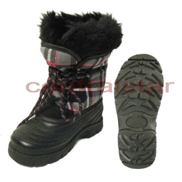 Moda extraíble Felt TPR niños nieve botas (SB002)